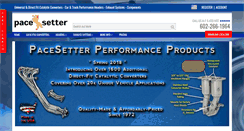 Desktop Screenshot of pacesetterexhaust.com